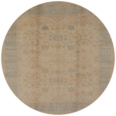 Tapis beige / bleu Leighann
