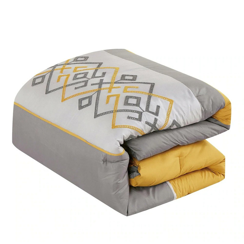 9 Piece Bed-in-a-bag Soft Bedding Comforter Set, Queen Comforter + 8 Additional Pieces