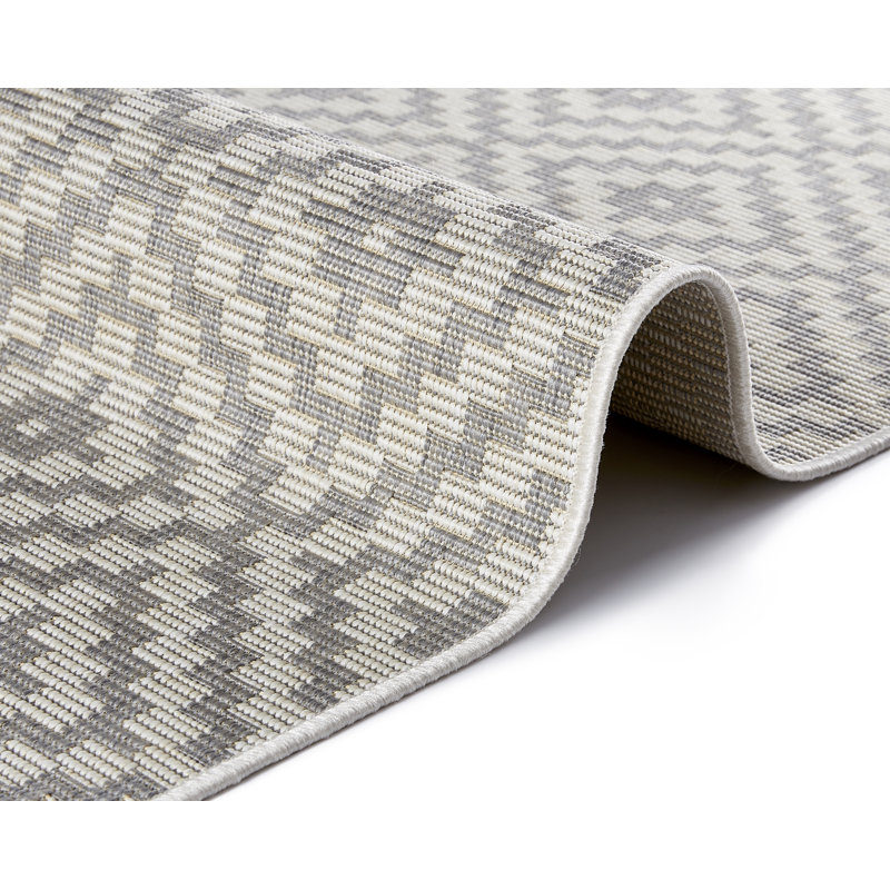 Breeze Flatweave Grey Rug, Rectangle 200cm x 290cm