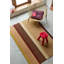 Hand Tufted Wool Striped Area Rug in Ruby-1155550384