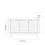Bonaire 140cm Sideboard