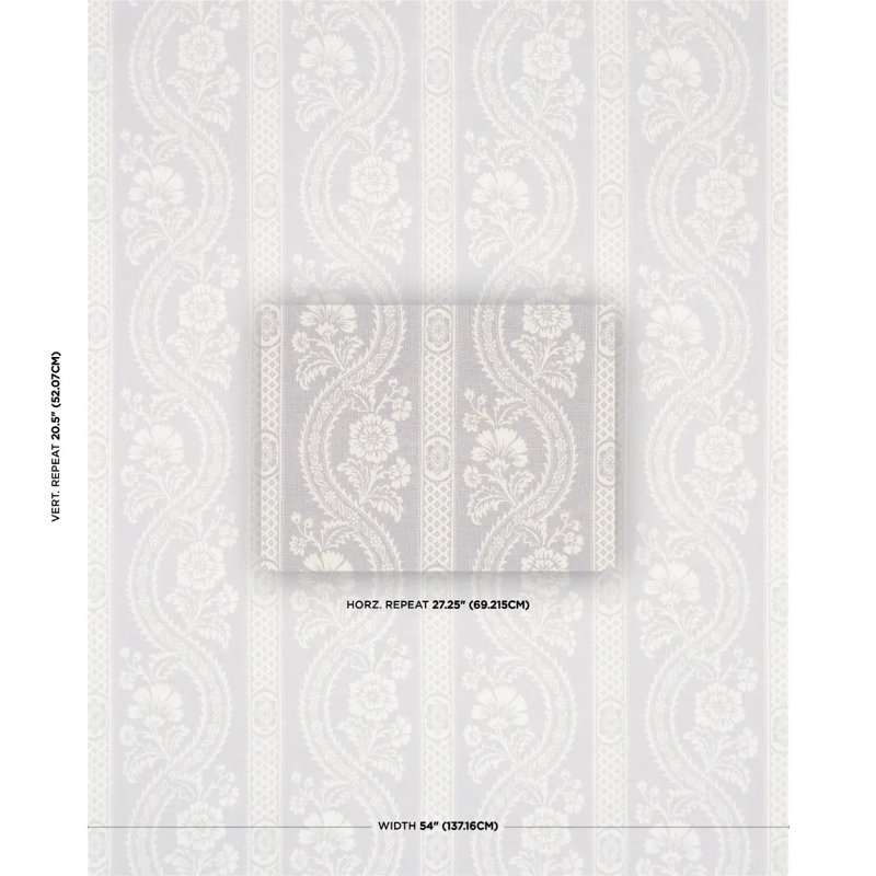 Tissu Versailles, gris
