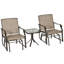 Ensemble de chaises bistro 3 pièces avec table basse et ensemble bistro-312719337