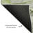 Premium Machine Washable Cerrito AMF519 Green Rug-103840110