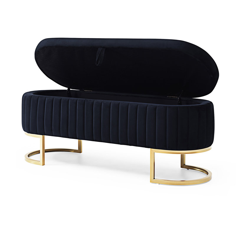 Banc de rangement, Noir
