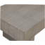 Ensemble de 3 tables basses de style moderne avec 2 tables de bout brun et gris