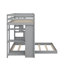 Twin Over Full Bunk Bed With Shelves, Drawers And Stairs-1464808097
