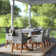 Fleur Rectangular 6 - Person 74'' Long Dining Set with Cushions