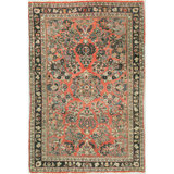Vintage One-of-a-Kind 3'3" X 4'11" Area Rug