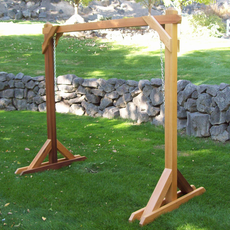Bronaugh Cedar Porch Swing, Cedar Stain