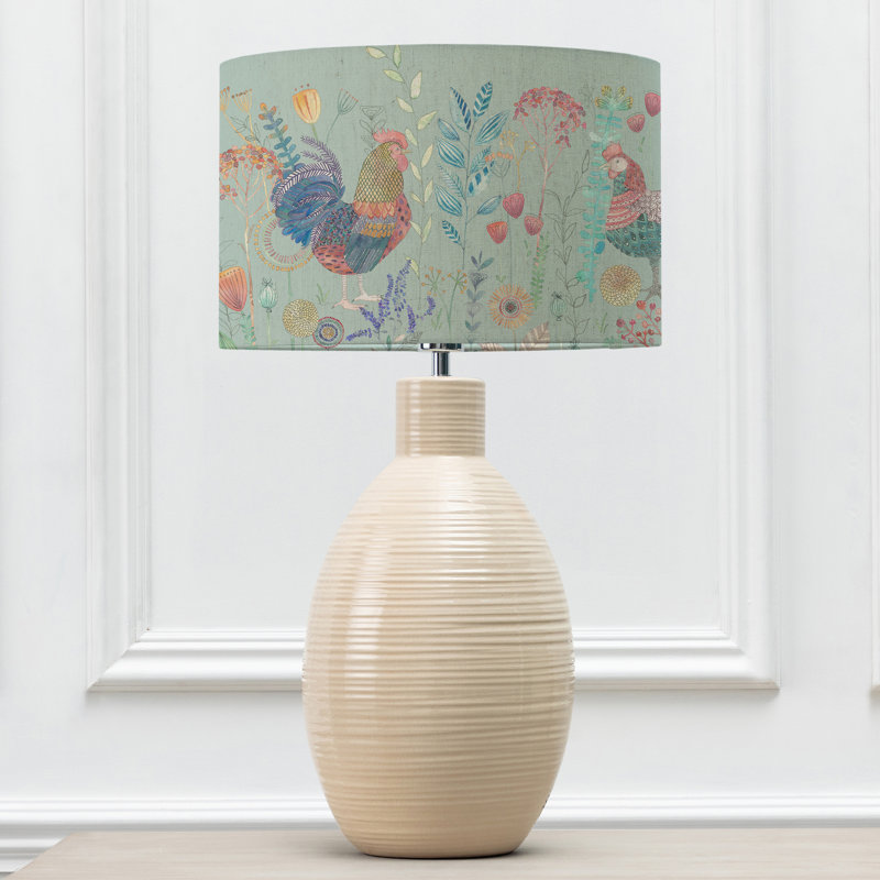 Bilbury Flock Ceramic Table Lamp