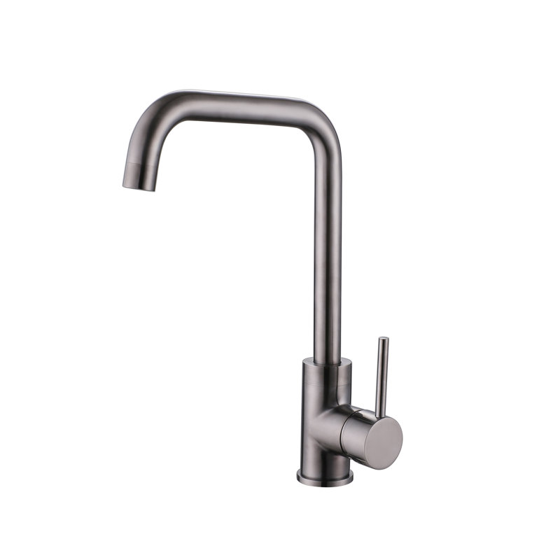 Rion Single Lever Monobloc Tap, Brushed Gunmetal