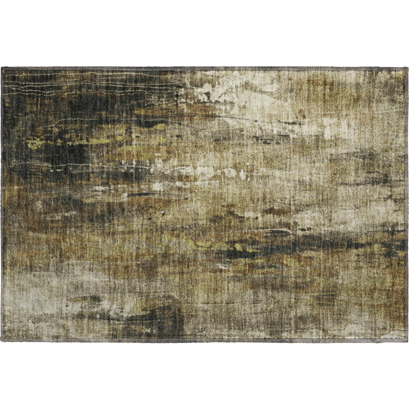 Premium Machine Washable Strinko AMF1683 Modern Rug, Rectangle 1'8" x 2'6"