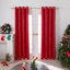 Senath Dotted Line Foil Printed Room Darkening Thermal Curtains-1780168058-1780168042