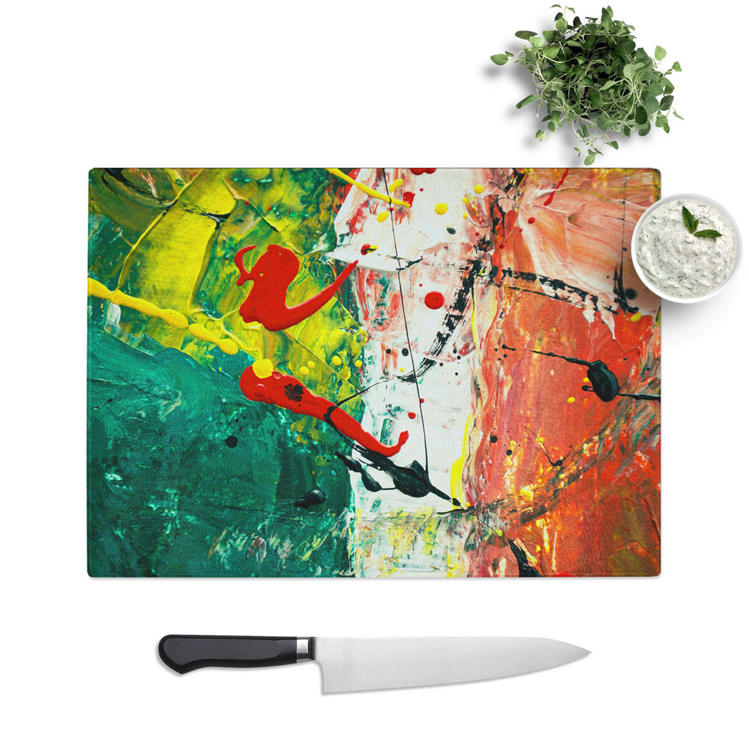 Tempered Glass Art Painting Vol.76 Chopping Board