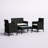 Ayrin 4 - Person Patio Conversation Sets with Cushions