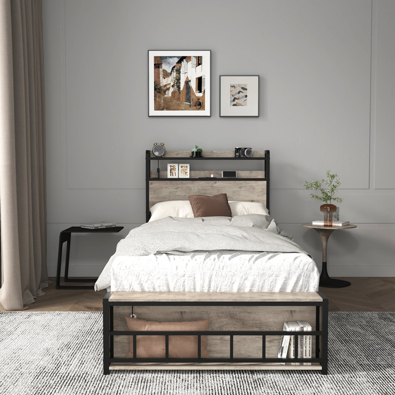 Lit plateforme simple