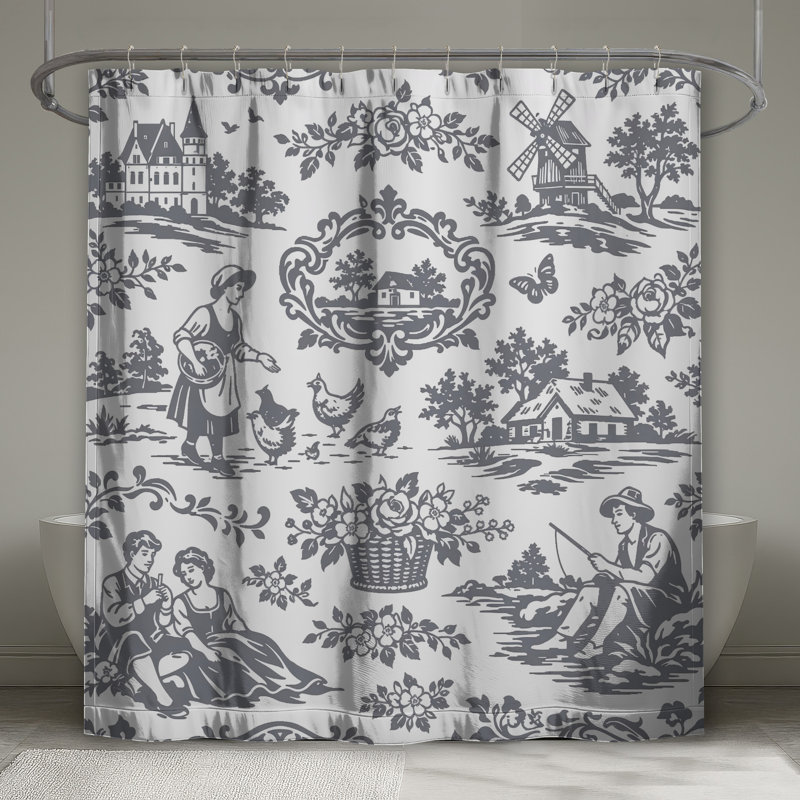 Rideaux de douche Pastoral, 70in W x 72in H