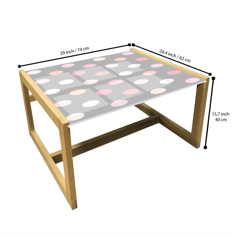 Jalieah Sled Coffee Table, 62cm H x 74cm W x 40cm D