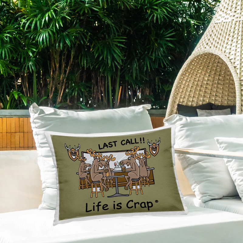 Coussin d'extérieur imprimé Stupell Industries