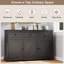 Buffet 3 tiroirs avec tablettes réglables