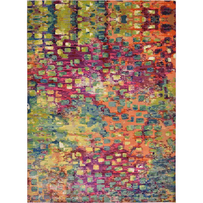 Meadow Abstract Indoor Rug, Rectangle 8' x 10'