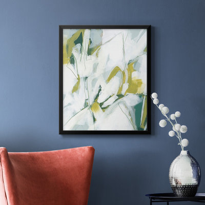 Toile encadrée de qualité supérieure Emerald Ice II - prête à être accrochée