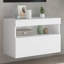 Calilynn Unfinished TV Stand for TVs up to 24" with Fireplace Included-1324882470