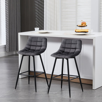 Heyman Upholstered Counter Stool