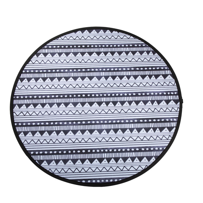 Couverture de pique-nique popup, Blanc / Noir
