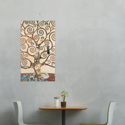 The Tree Of Life by Gustav Klimt - No Frame Print on Wood