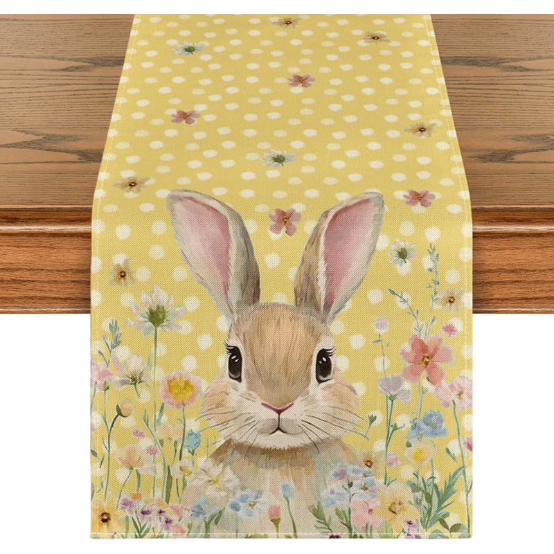 Chemin de table Bunny & Floral