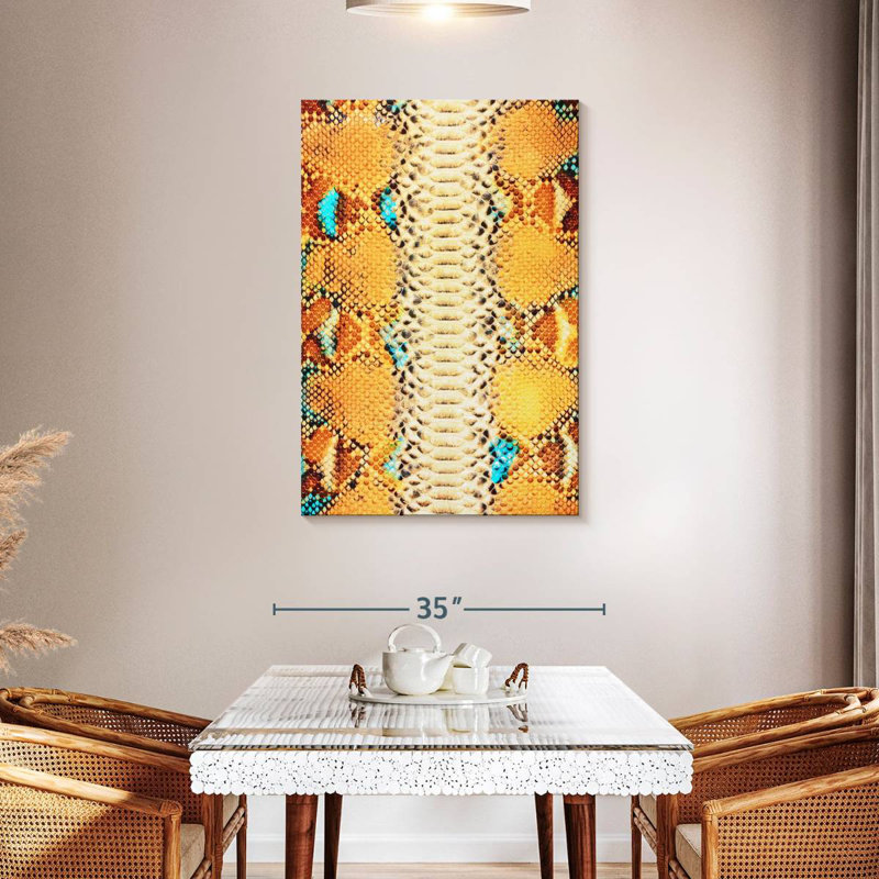 Brampt Python Snake Skin, 45" H x 30" W