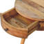 Table de chevet ronde en chêne miniature