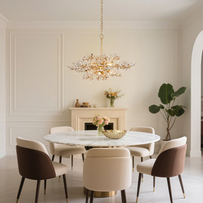 8- Light Modern Crystal Chandelier