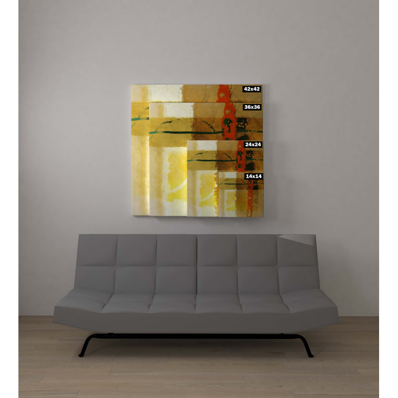 " Singular Quiet ", 14" H x 14" W x 2" D