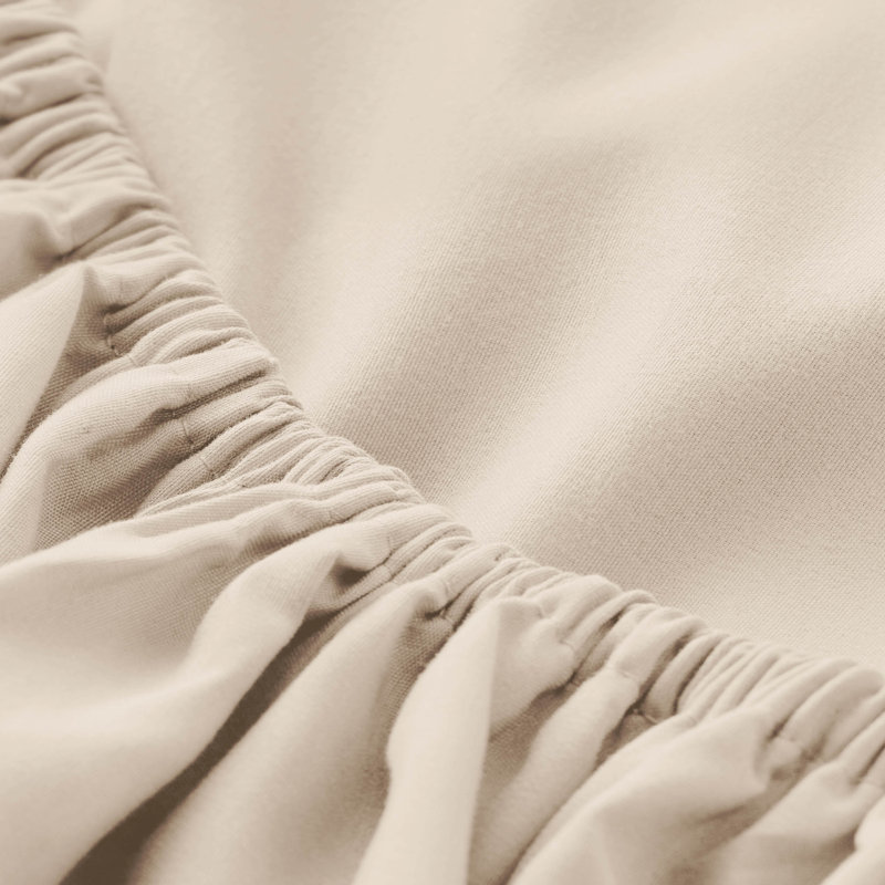 Microfiber Fitted Sheet, King Fitted Sheet, Sand