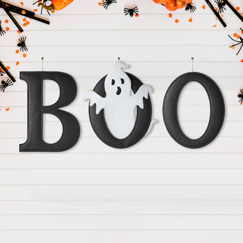 Ensemble de piquets d'Halloween en métal
