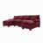 Chenille rouge Claret est en rupture de stock