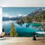 Adhésif mural amovible auto-adhésif Lake Tahoe Cove-107612053