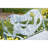 43" Mermaid Metal Garden Patio Bench