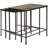 Set Of 3 Nesting Tables With Slate Tabletops, Solid Real Stone End Tables, Side And Accent Tables For Living Room Use