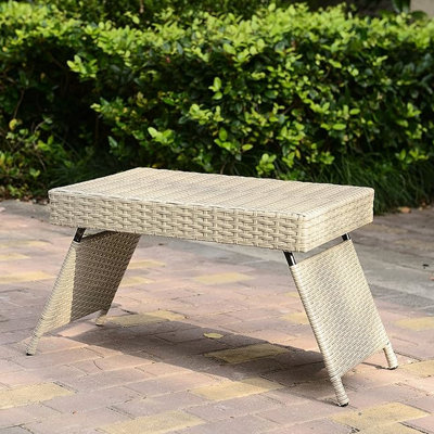 Table pliante portative grise, légère et résistante aux intempéries, sans assemblage, surface facile à nettoyer pour un nettoyage rapide, profondeur de 22,92 po, largeur de 15,99 po, conception haute, pliable, profondeur du produit, largeur, hauteur
