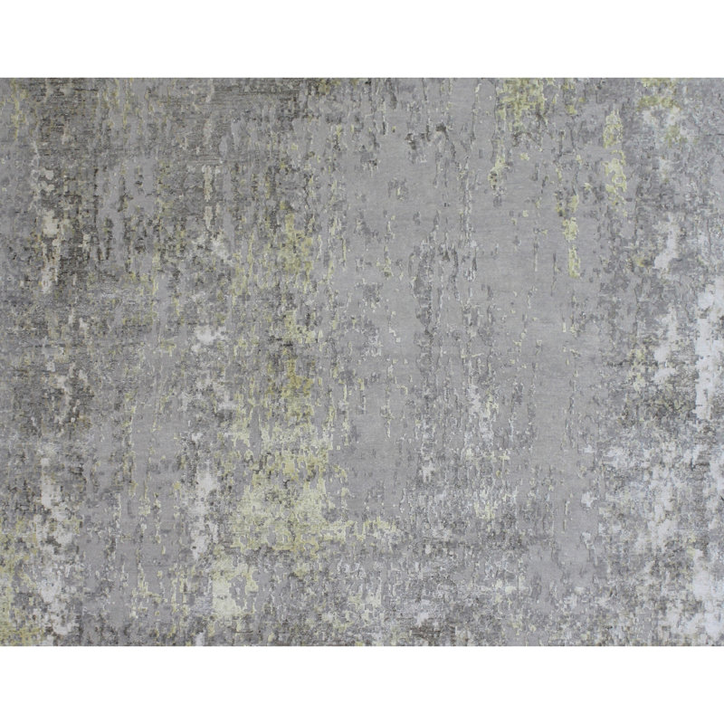 Area Rug in Beige/White/Gray, Rectangle 5' x 8'