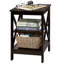 40cm W Manufactured Wood Bedside Table