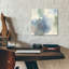 Art mural en verre épique «Cloud Marble 1» par June Erica Vess, 12 po x 12 po
