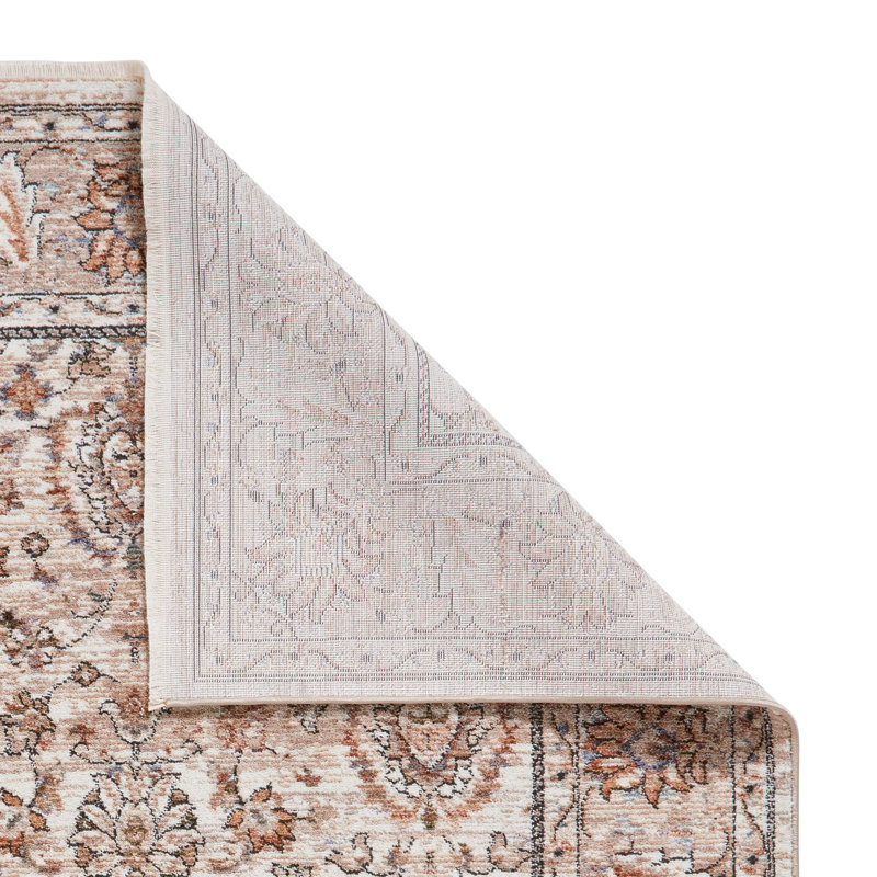 Vintage area rug Machine Woven Beige, Rectangle 80 x 150cm
