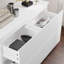 Commode blanche à 4 tiroirs petite taille
