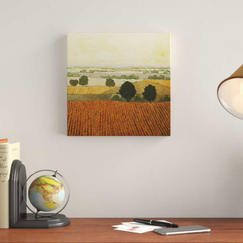 After Harvest by Allan Friedlander - Wrapped Canvas Painting, 30cm H x 30cm W