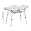 Couche de maille pliante en aluminium pour table de camping